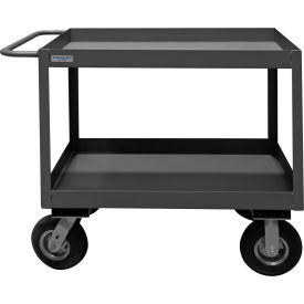 Durham Mfg.® Stock Cart with 2 Shelves 1200 lb. Cap. 42-1/4"L x 24-1/4"W x 36"H Gray 