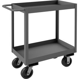Stock Cart with 2 Shelves, 3600 lb. Cap., 54-1/4"L x 24-1/4"W x 39"H, Gray view 2