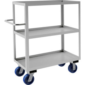 Stock Cart w/ 3 Shelves, Stainless Steel, 1200 lb. Cap., 42"L x 18-1/8"W x 47"H view 2