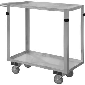 Stock Cart w/ 2 Shelves, Stainless Steel, 600 lb. Cap., 42-7/16"L x 22-1/2"W x 34"H view 2