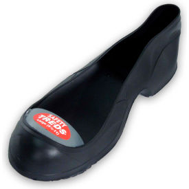 Advantage Products Corporation 13432 TREDS Steel Toe Shoe Covers, Mens, Black with Red Toe, Size 9.5-11, 1 Pair image.