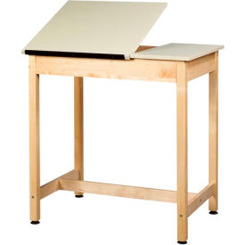 Drafting Table 36"L x 24"W x 36"H - 2 Piece Top view 2