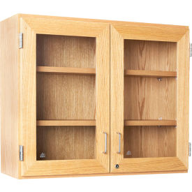 Diversified Spaces Signature Wall Cabinets with 2 Adjustable Shelves 36"W x 12"D x 30"H Red Oak 