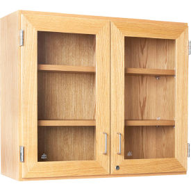 Diversified Spaces Signature Wall Cabinets with 2 Adjustable Shelves 48"W x 12"D x 30"H Red Oak 