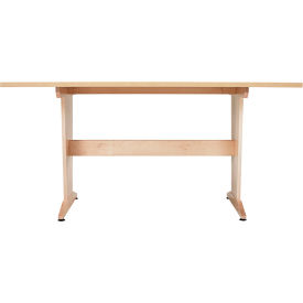 Diversified Spaces Perspective X-Large Table 72"L x 48"W x 36"H Natural Birch Top 