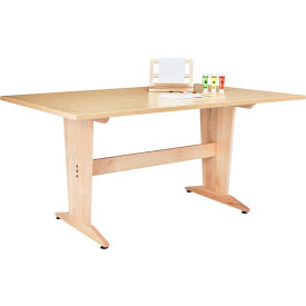 Diversified Spaces Perspective X-Large Table 72"L x 48"W x 30"H Natural Birch Top 