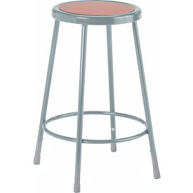 Diversified Spaces Apprentice Shop Stool 24"H Hardboard Seat Gray 