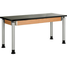 Diversified Spaces Adjustable Height Science Table - 60"L x 24"W - ChemGuard Top 
