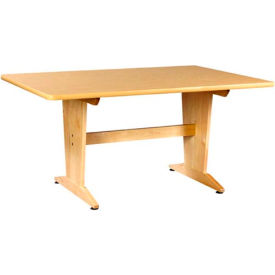 Planning Table 60"L x 42"W x 30"H - Natural Birch Plastic Laminate Top 