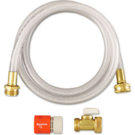 Diversey™ RTD® Water Hook-Up Kit 3/8" Dia. x 5'L Hose White/Gold