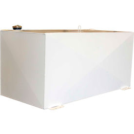 Daws Manufacturing 37224244 Better Built Heavy Duty Steel Storage Tank, 200 Gal. Rectangle White - 37224244 image.