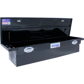 Daws Manufacturing 79210920 Better Built SEC Aluminum 72" Crossover Truck Box, Single Lid Low-Pro Black - 79210920 image.