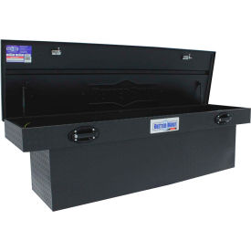 Daws Manufacturing 79211097 Better Built SEC Aluminum 70" Crossover Truck Box, Single Lid Deep Matte Black - 79211097 image.