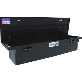 Daws Manufacturing 79211098 Better Built SEC Aluminum 72" Crossover Truck Box, Single Lid Low-Pro Matte Black - 79211098 image.