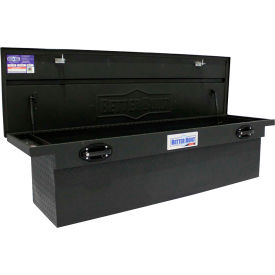 Daws Manufacturing 79211102 Better Built SEC Aluminum 70" Crossover Truck Box, Single Lid Low-Pro Deep Matte Black - 79211102 image.