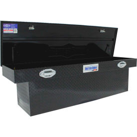 Daws Manufacturing 79212420 Better Built SEC Aluminum 72" Crossover Truck Box, Single Lid Wide Black - 79212420 image.