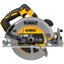 DeWALT® 20V MAX Cordless Circular Saw 7-1/4"" 5500 RPM Brushless Rubber Over Mold Grip