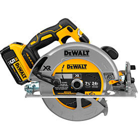 Dewalt DCS570P1 Dewalt® 20V MAX 7-1/4 Cordless Circular Saw kit image.