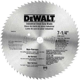 DeWalt® Non-ferrous Steel Saw Blade DW3329 5/8" Arbor 7-1/4" Diameter 68 TPI 