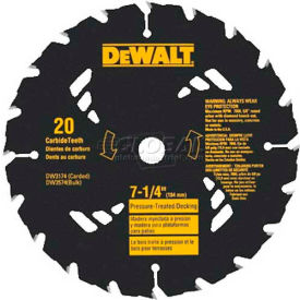 DeWalt® Carbide Thin Kerf Circular Saw Blade DW3592B10 7-1/4" Diameter 18 TPI 
