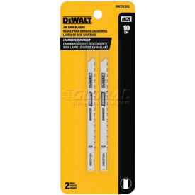 DeWalt® U-Shank Downcutting HCS Jig Saw Blade DW3712H2 4" Cut Length 10 TPI 2/PK 