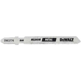 T-Shank Cobalt Steel Jig Saw Blade, 3" Cut Length, 18 TPI, 5/PK view 2