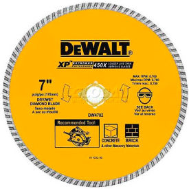 Extended Performance Turbo Diamond Blade, 7" Diameter, 8700 RPM view 2