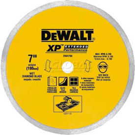 DeWalt® XP4™ Porcelain Tile Blade DW4766 7" Diameter 8700 RPM 