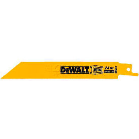 Straight Back Bi-Metal Reciprocating Blade, 6" Long, 24 TPI, 2/PK view 2