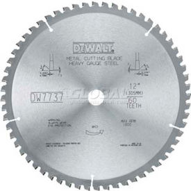 Heavy Gauge Ferrous Metal Cutting Blade, 1" Arbor, 12" Diameter, 60 TPI view 2