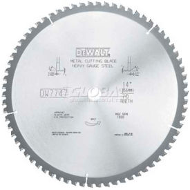 Dewalt DWA7747 DeWALT DWA7747 14" 66-Tooth Heavy Gauge Ferrous Metal Cutting Blade image.