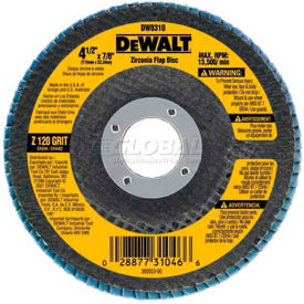 Dewalt DW8311 DeWalt DW8311 Flap Disc Type 29 4-1/2" x 5/8-11" 36 Grit Zirconia image.