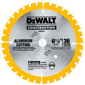Aluminum Cutting Blade, 5/8" Arbor, 6-1/2" Diameter, 36 TPI view 2