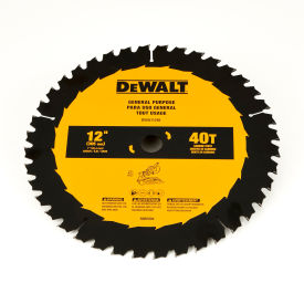 DeWalt® General Purpose Circular Saw Blade 12" Dia. 40 TPI 