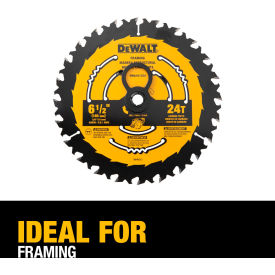 DeWalt® Circular Saw Blade 6-1/2" Dia. 24 TPI 
