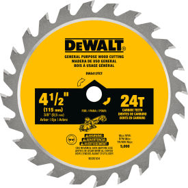 DeWalt® Circular Saw Blade 4-1/2" Dia. 24 TPI 