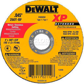 Dewalt DWA8054 DeWalt DWA8054 Metal Cutting Wheel - 7" DIA.- .045" Thick Aluminum Oxide image.