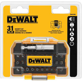 Dewalt DWAX200 DeWALT® Security Set, DWAX200, 31 Pieces image.
