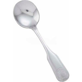 Winco  Dwl Industries Co. 0006-04 Winco 0006-04 Toulouse Bouillon Spoon, 12/Pack image.