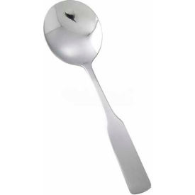 Winco  Dwl Industries Co. 0016-04 Winco 0016-04 Winston Bouillon Spoon, 12/Pack image.