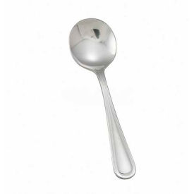 Winco  Dwl Industries Co. 0021-04 Winco 0021-04 Continental Bouillon Spoon, 12/Pack image.