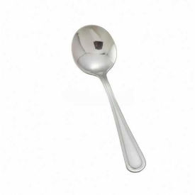 Winco  Dwl Industries Co. 0030-04 Winco 0030-04 Shangarila Bouillon Spoon, 12/Pack image.