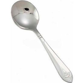 Winco  Dwl Industries Co. 0031-04 Winco 0031-04 Peacock Bouillon Spoon, 12/Pack image.