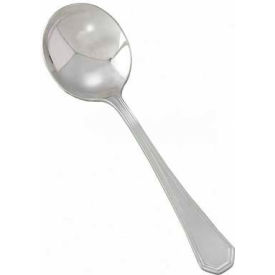 Winco  Dwl Industries Co. 0035-04 Winco 0035-04 Victoria Bouillon Spoon, 12/Pack image.