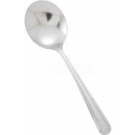 Winco  Dwl Industries Co. 0081-04 Winco 0081-04 Dominion Bouillon Spoon, 12/Pack image.