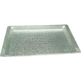 Winco  Dwl Industries Co. AST-1S Winco AST-1S Texturized Acrylic Tray, Silver image.