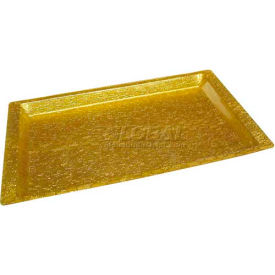 Winco  Dwl Industries Co. AST-2G Winco AST-2G Texturized Acrylic Tray, Gold image.
