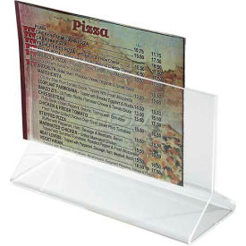 Winco  Dwl Industries Co. ATCH-53 Winco ATCH-53 Table Card Holder, Acrylic image.