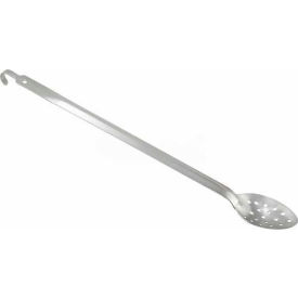 Winco  Dwl Industries Co. BHKP-21 Winco BHKP-21 Perforated Basting Spoon W/ Hook, 13"L, Stainless Steel image.