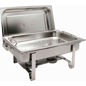 Winco  Dwl Industries Co. C-2080B Winco C-2080B Get-A-Grip Chafer, 8 Qt., Folding Top image.